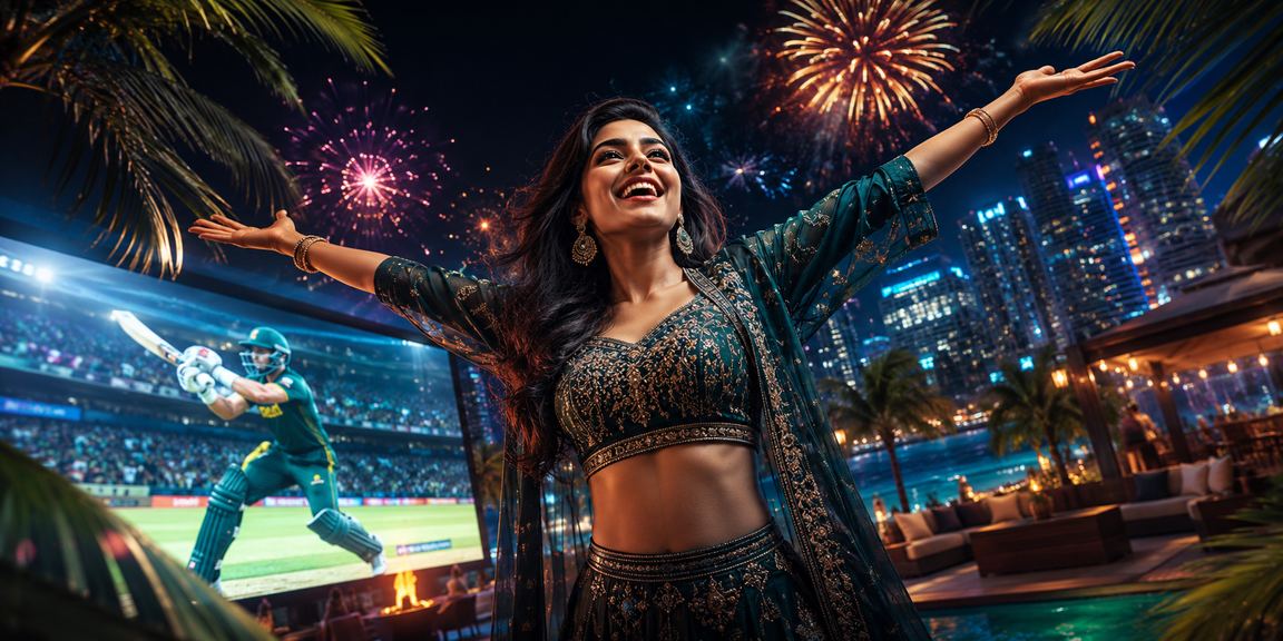 ঢাকায় বাংলাদেশি মডেল ক্রিকেট বেটিং ও জ্যাকপট গেম খেলছেন