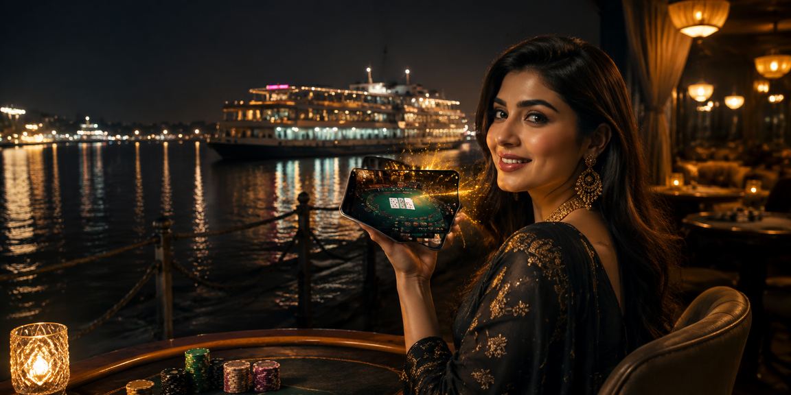 নারায়ণগঞ্জে ব্যাকারাট টেবিলে বাংলাদেশি মডেল