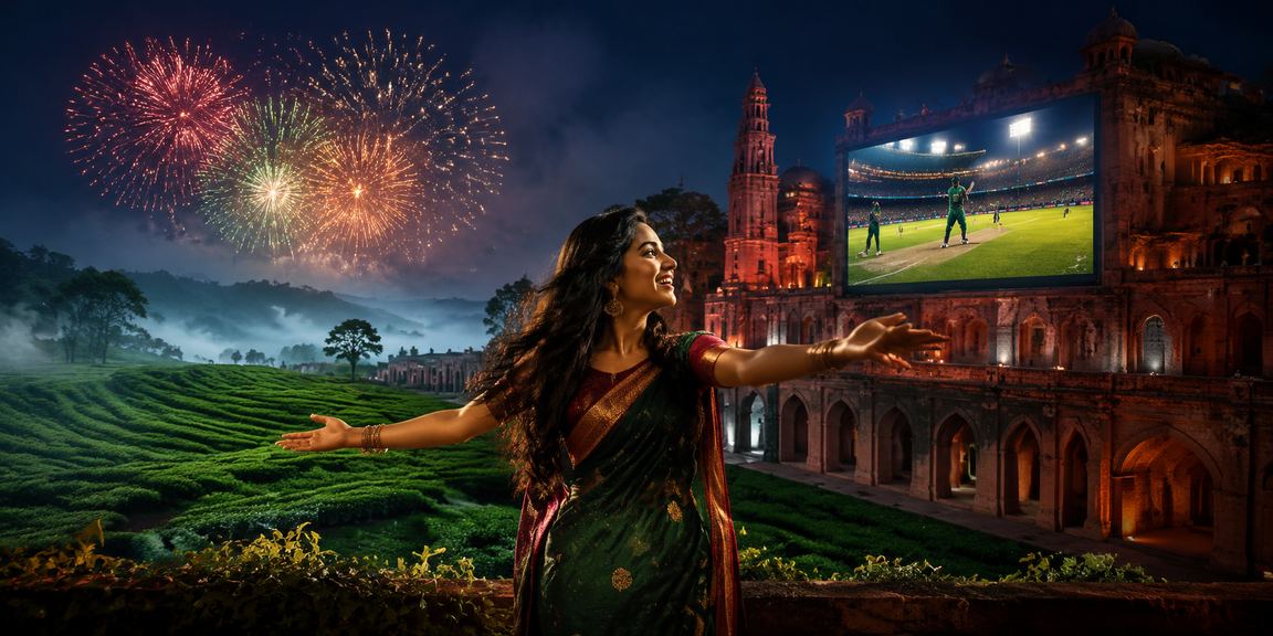 সোনারগাঁওয়ে চা বাগানে ক্রিকেট বেটিং পরিবেশ